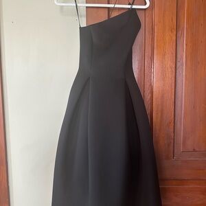 ASOS One Shoulder Black Dress